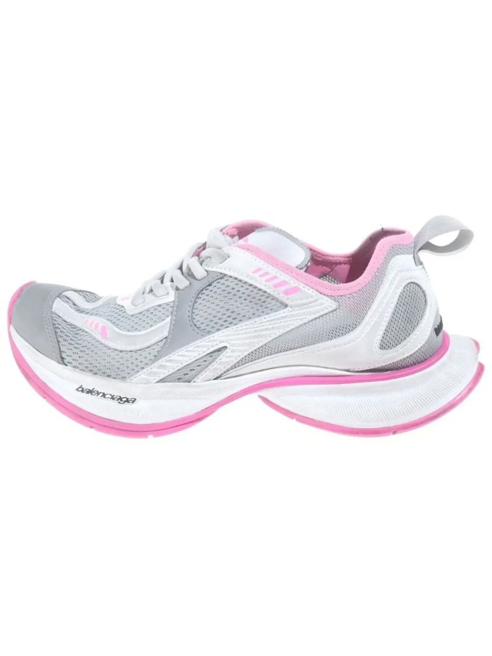 Balenciaga Circuit Sneaker Mesh Sneakers Gray Pink Us9